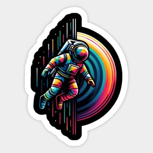 Geometric Astronaut Odyssey Sticker